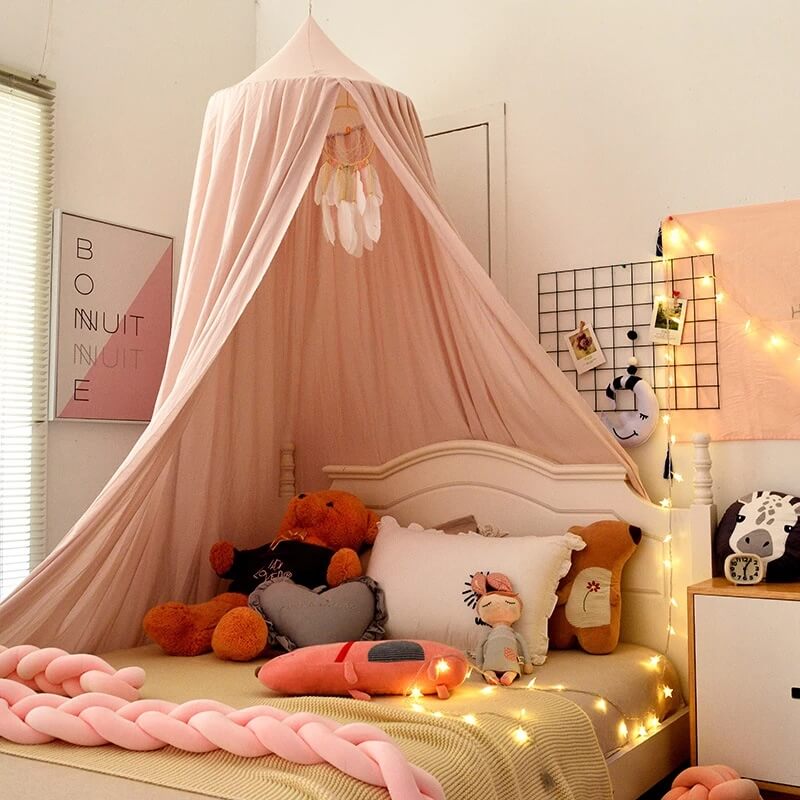 Kids' Blackout Bed Canopy | Soft, Breathable & Light-Blocking for Play & Sleep