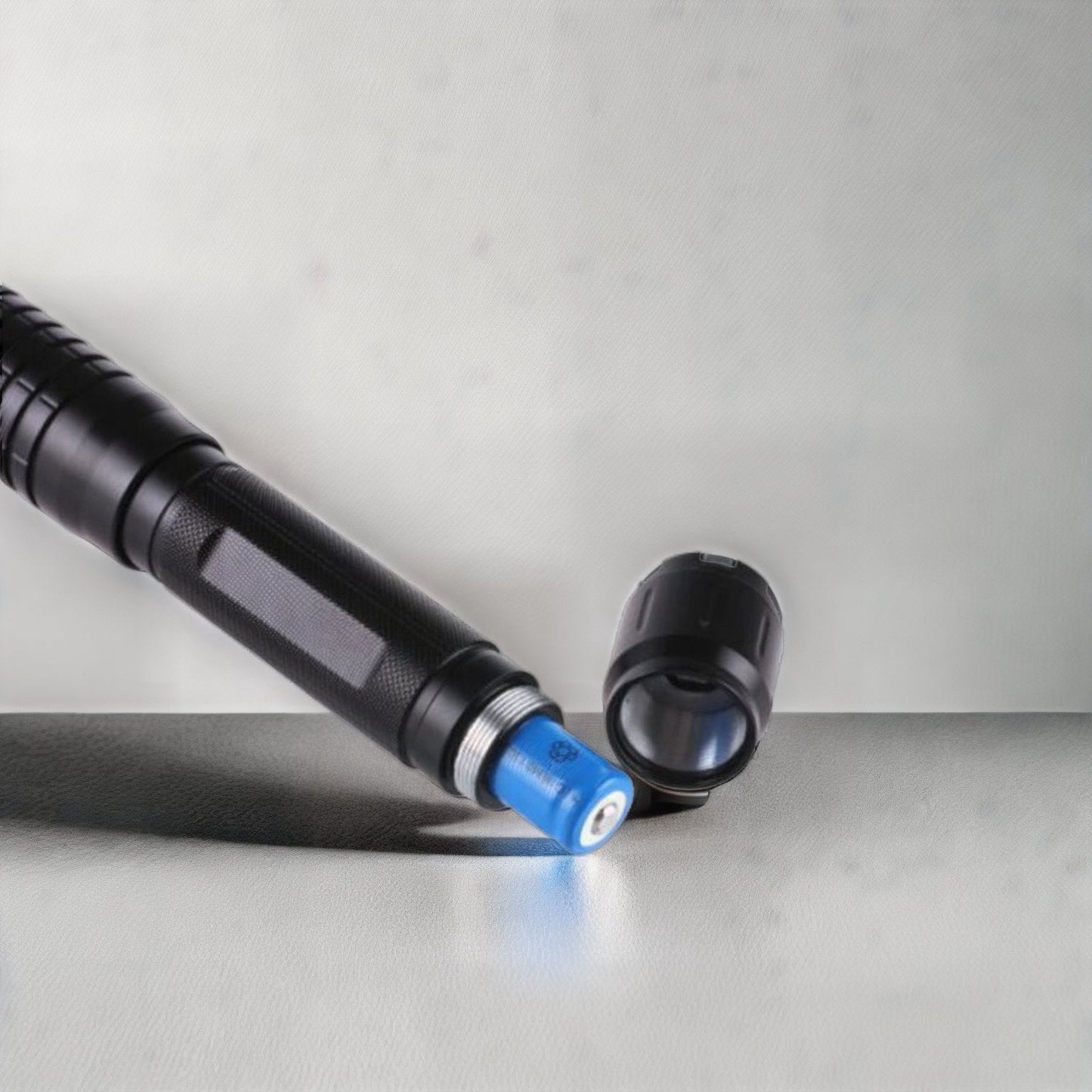 Blue Beam Laser Flashlight | 450nm Tactical Light with 5000m+ Range | Adjustable Focus