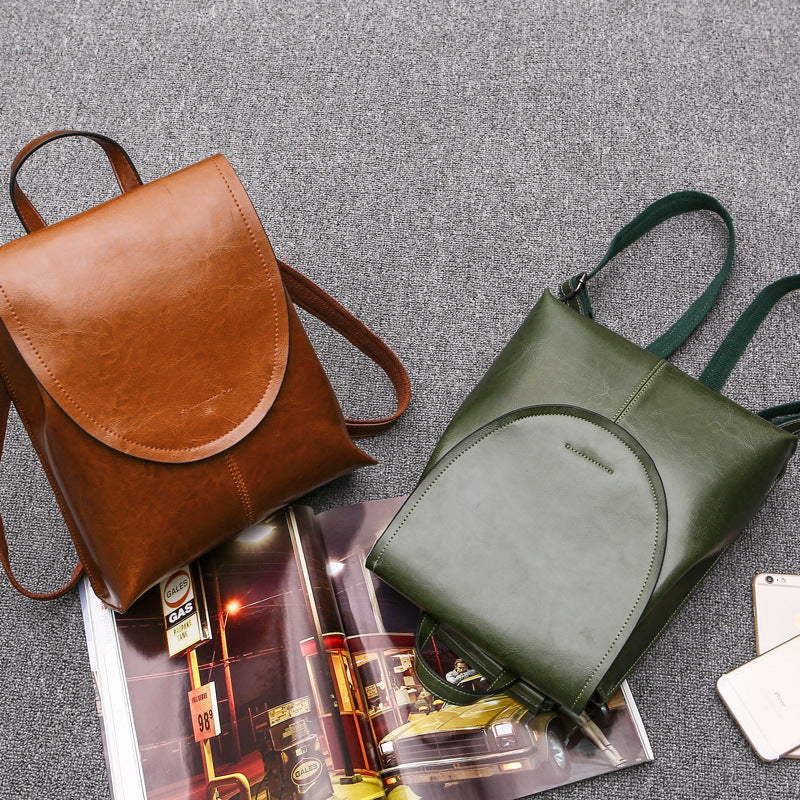 Trendy Women's Leather Backpack – Stylish, Versatile, and Eco-Friendly Design