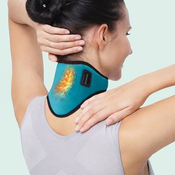 Heated Neck Wrap for Muscle Relief and Headache Alleviation