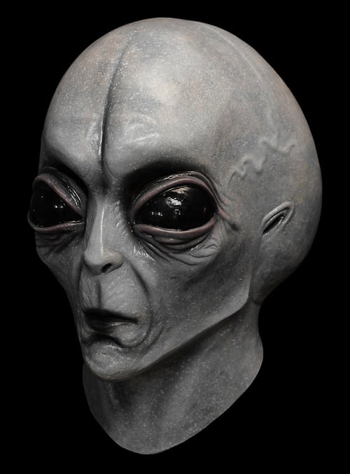 Realistic Latex & Silicone Alien Mask for Cosplay and Halloween Events