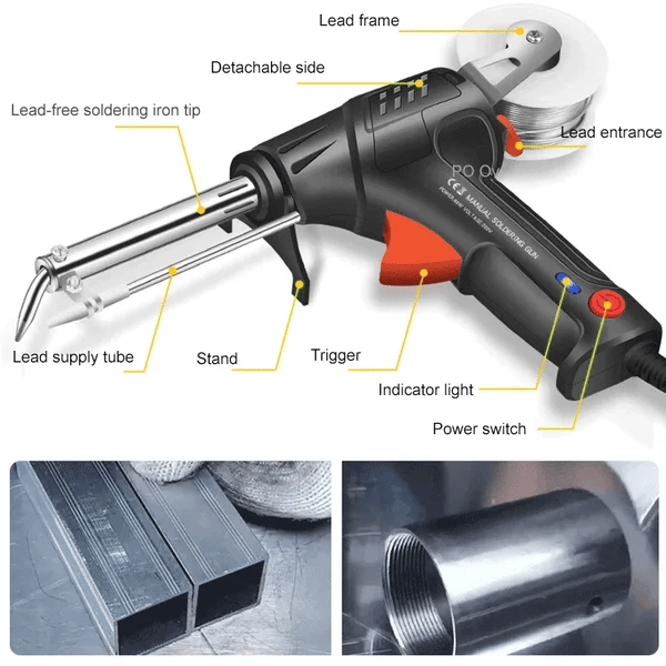 Electric Welding Tool | Quick 20s Heat-Up | Dual Weld & Cut | Comfortable Grip