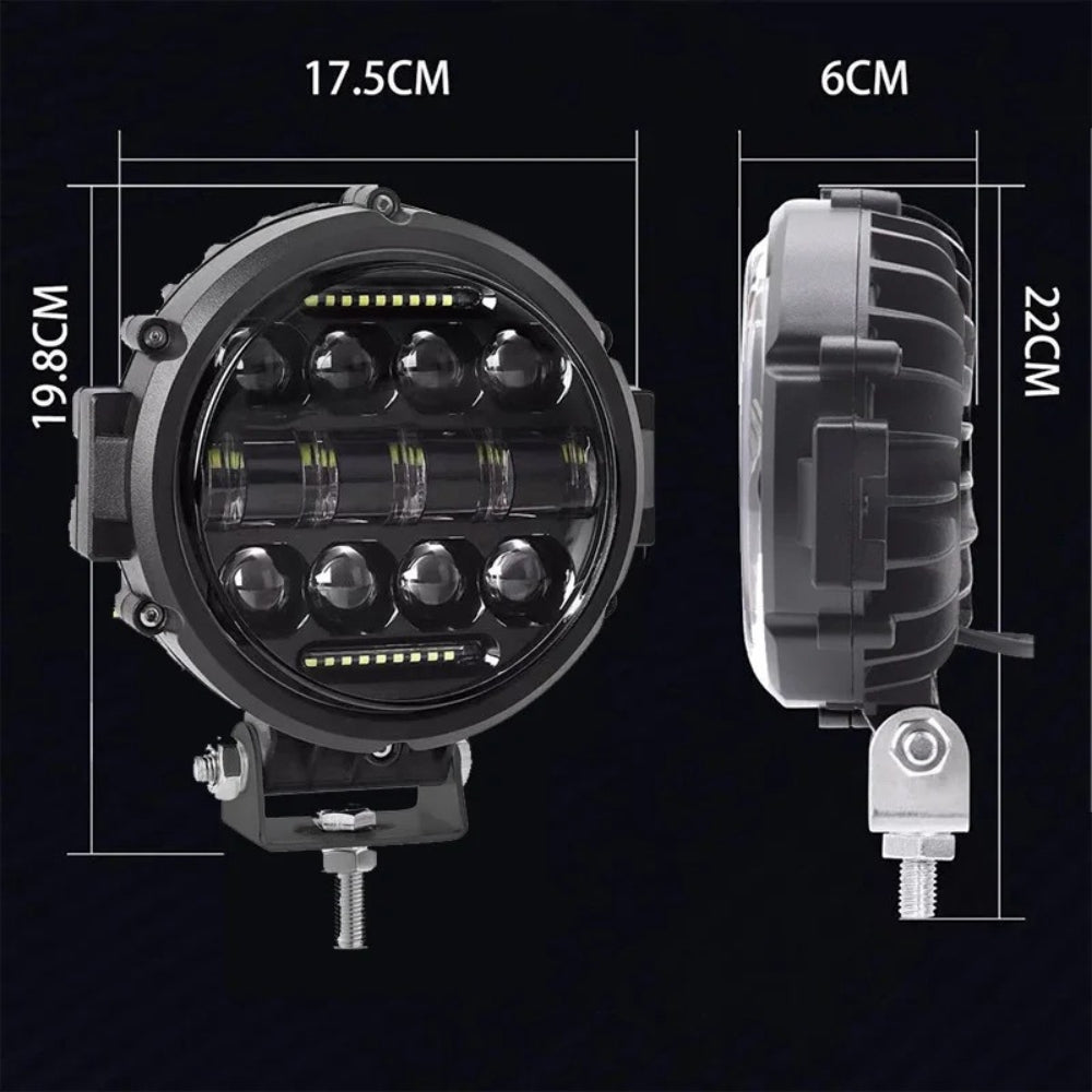 7" LED Vehicle Driving Light for Cars & Off-Road SUVs