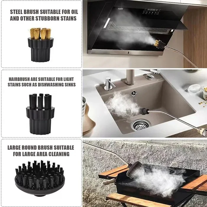 2500W High Pressure Steam Cleaner with Protective Gloves
