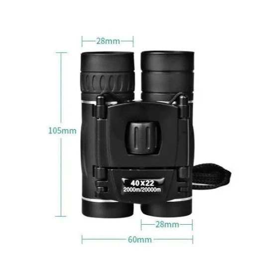 Military HD 40x22 Binoculars for Professional Hunting and Outdoor Use