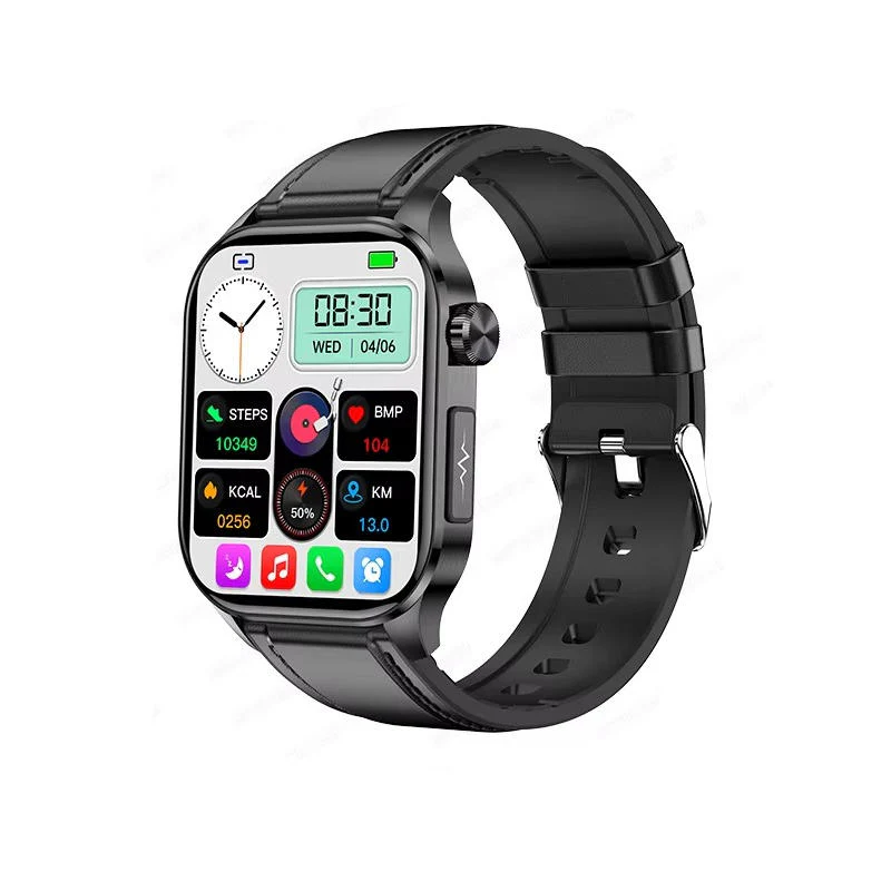Senior Health Smartwatch with Blood Pressure and Sugar Monitoring