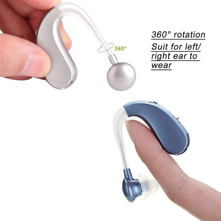 USB Rechargeable Hearing Aid Headphones for Seniors