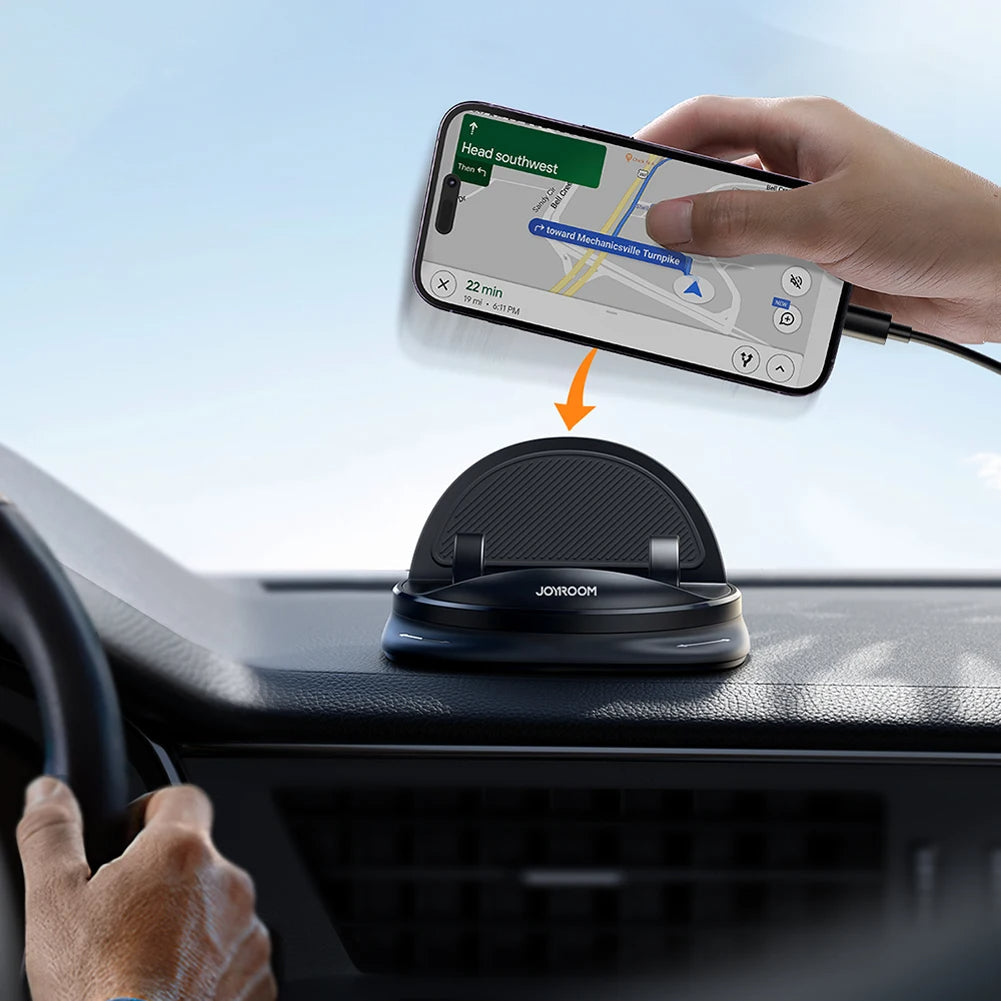 360° Rotating Car Phone Mount – Universal Adjustable Holder for All Smartphones