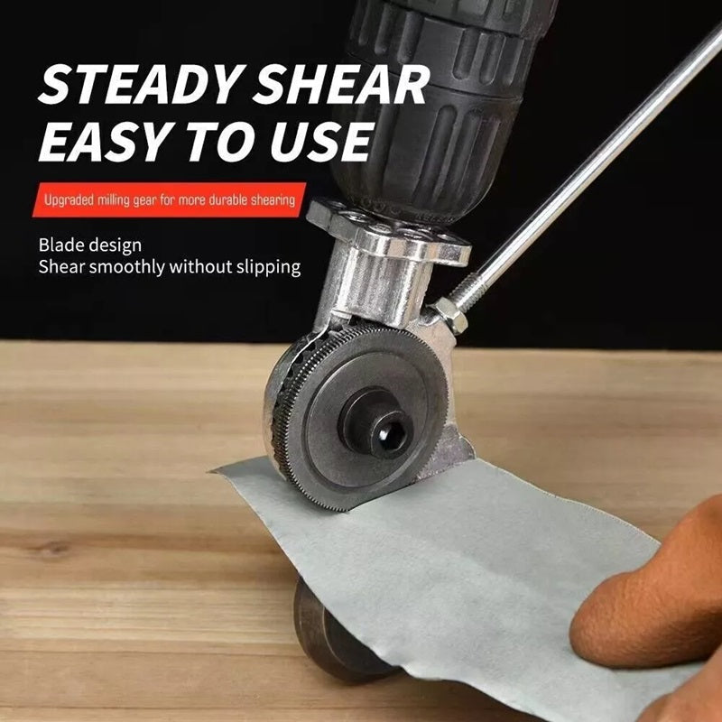 Heavy-Duty Drill Attachment for Precise Metal Cutting