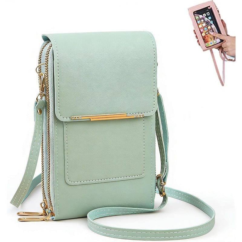 RFID Secure Crossbody Phone Wallet