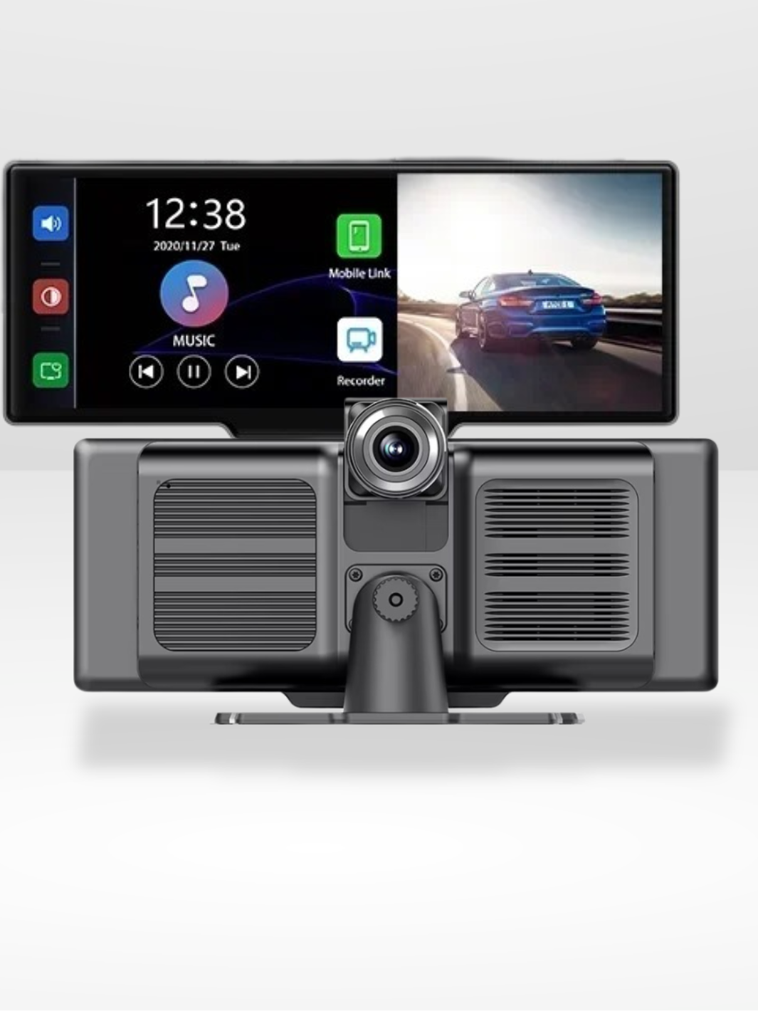 10.26" Wireless CarPlay Display with 4K Dashcam & Optional Rear Camera
