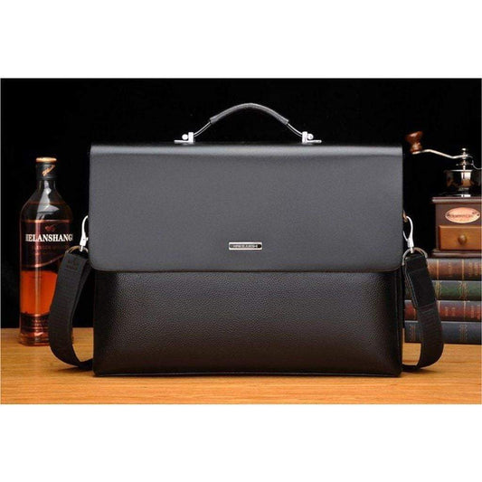 Men's Leather Briefcase for Business & Laptop