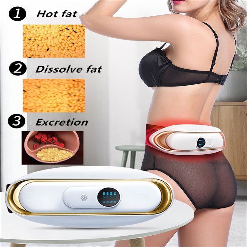 Electric Waist Massager & Belly Fat Burner - Slimming Belt