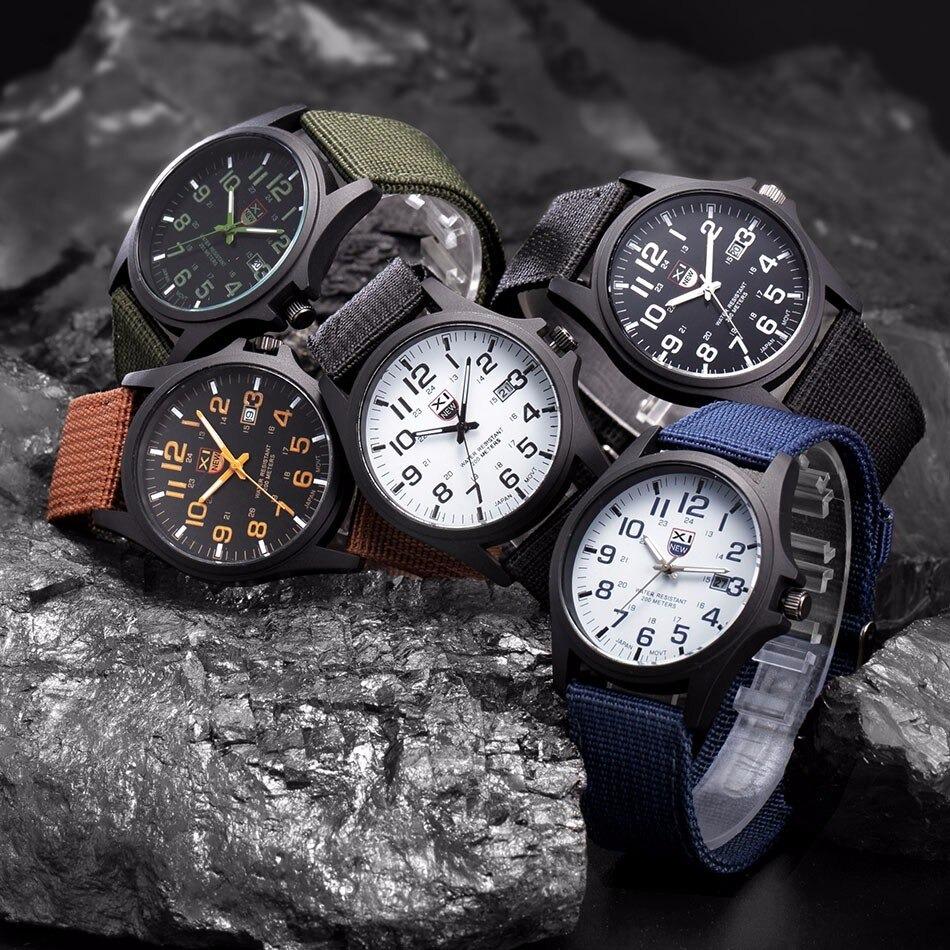 AdventureTime Tactical Men's Watch – Waterproof, Shockproof, LED Display