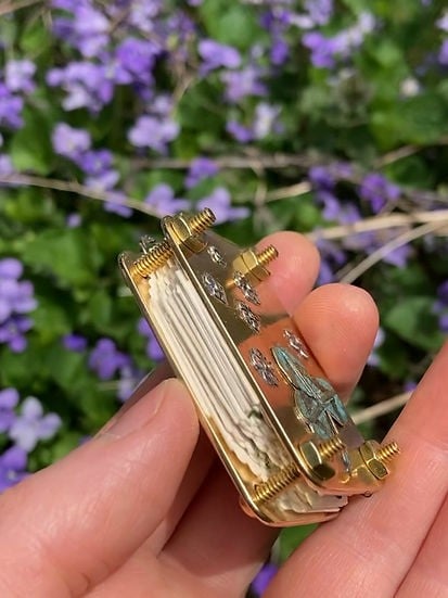 Compact Flower Press for Botanical Keepsakes | Portable Crafting Tool