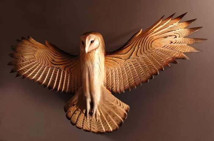 Majestic Owl Wooden Wall Art - Rustic Home Decor