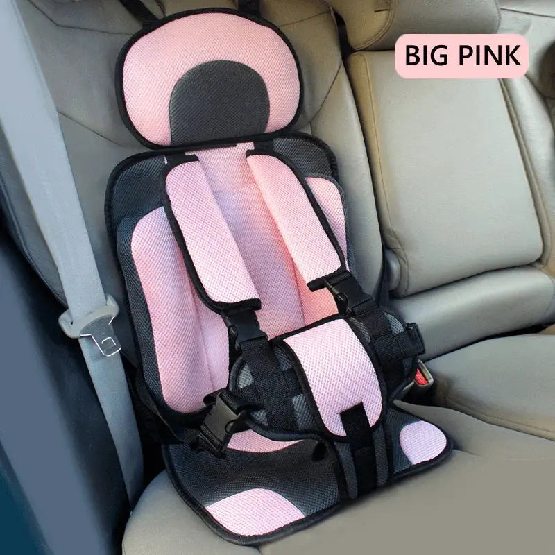 Portable Travel Car Seat for Kids | Foldable Booster with 5-Point Harness