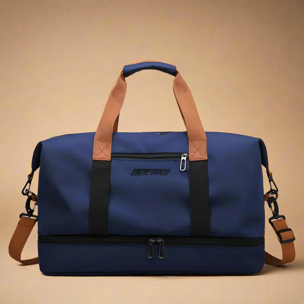Waterproof Duffel Bag with Shoe Storage & Dry-Wet Separation