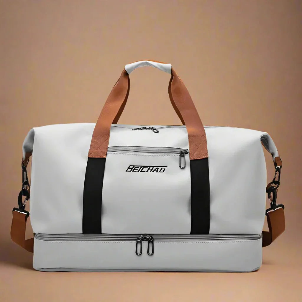 Waterproof Duffel Bag with Shoe Storage & Dry-Wet Separation
