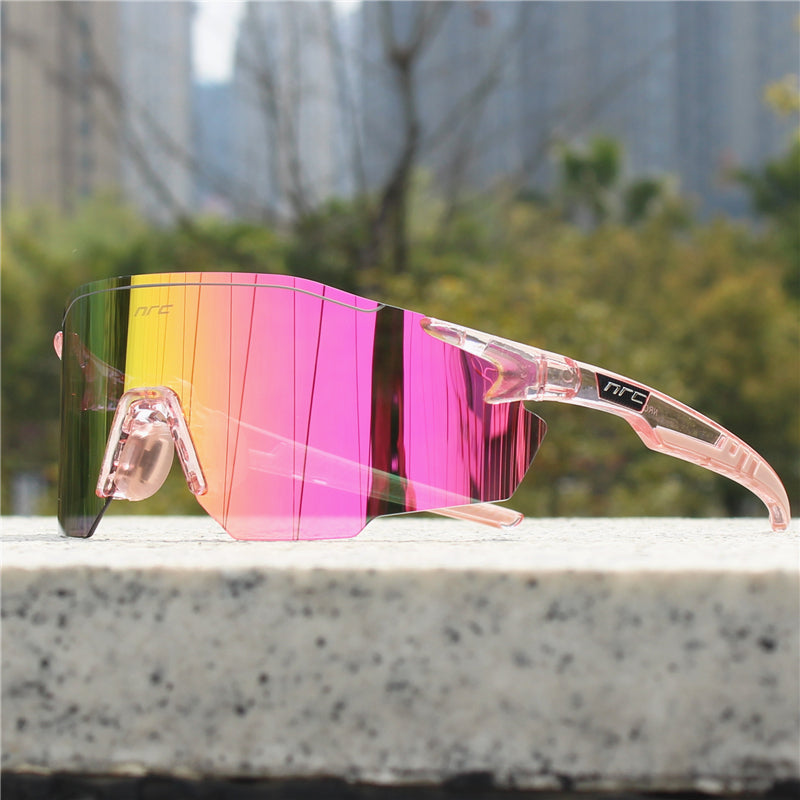 Men's Polarized UV-Blocking Sports Sunglasses with Lightweight Frame