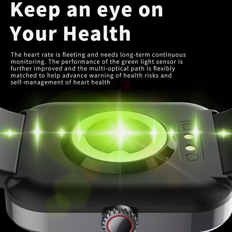 Blood Sugar Monitoring Smartwatch with Real-Time Glucose Tracking