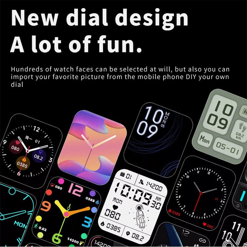 Blood Sugar Monitoring Smartwatch with Real-Time Glucose Tracking