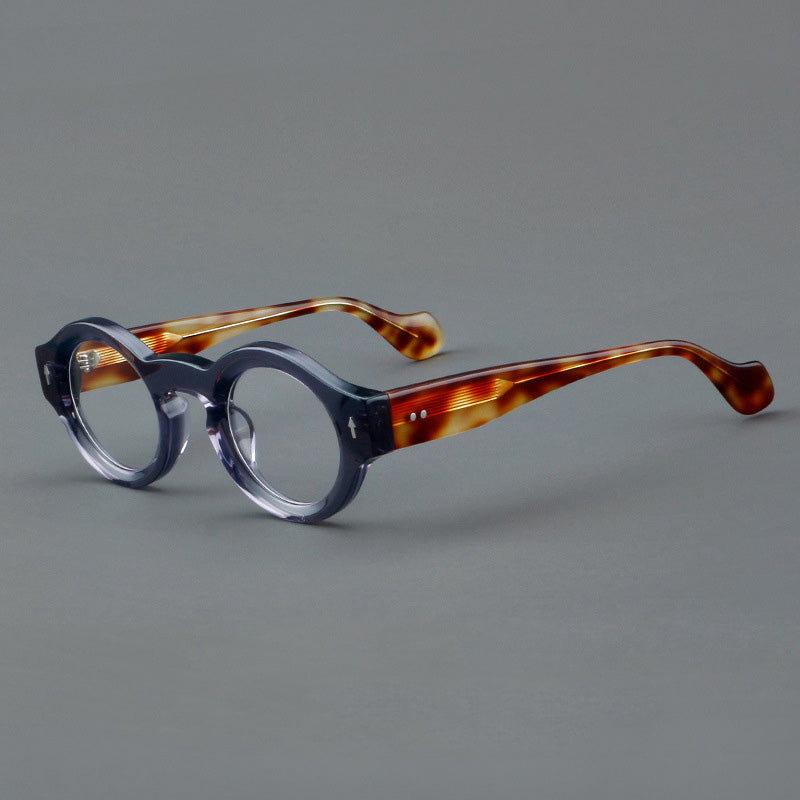 Unisex Vintage-Style Acetate Eyeglass Frames | Lightweight & Adjustable