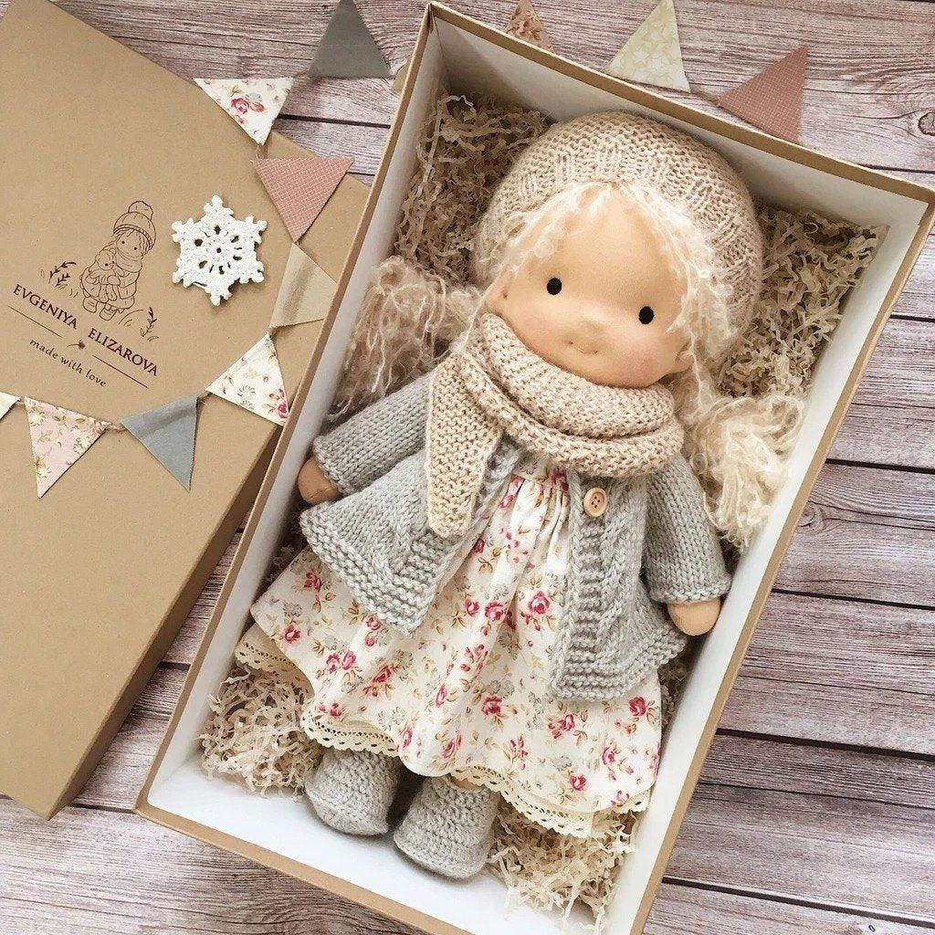 Handmade Waldorf Cuddle Doll | Soft, Organic & Safe for Kids
