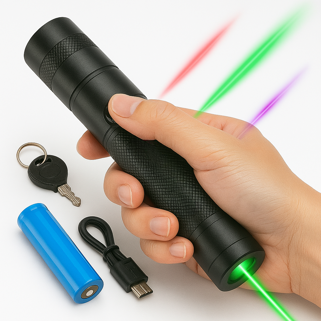 High-Power Long-Distance Laser Pointer Torch