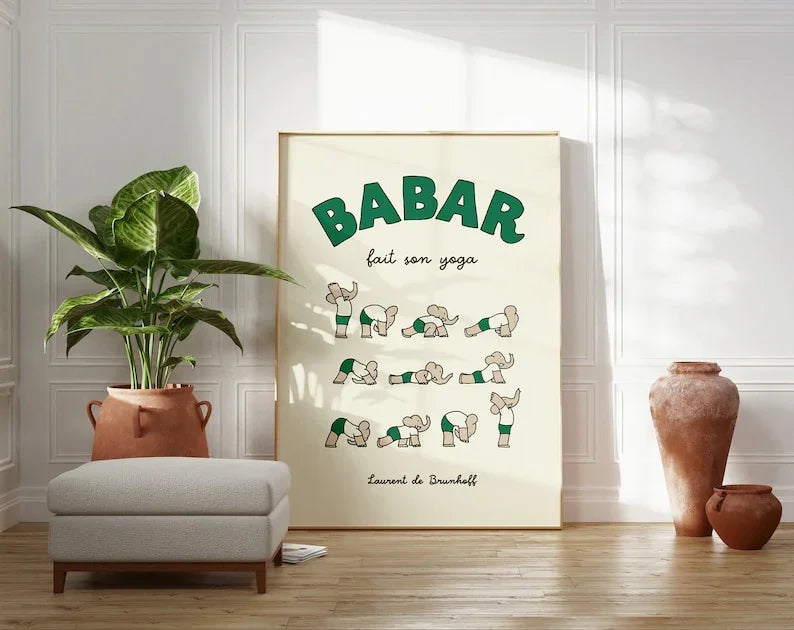 Cedar Livine fait son yoga Livine Oakfield by Jean de Brunhoff