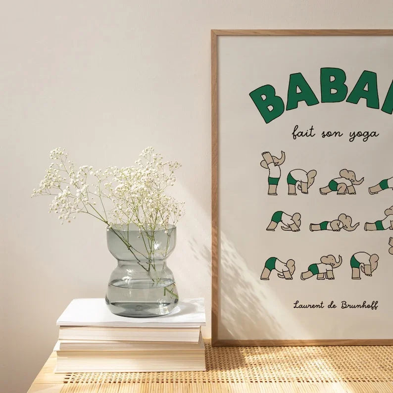 Cedar Livine fait son yoga Livine Oakfield by Jean de Brunhoff