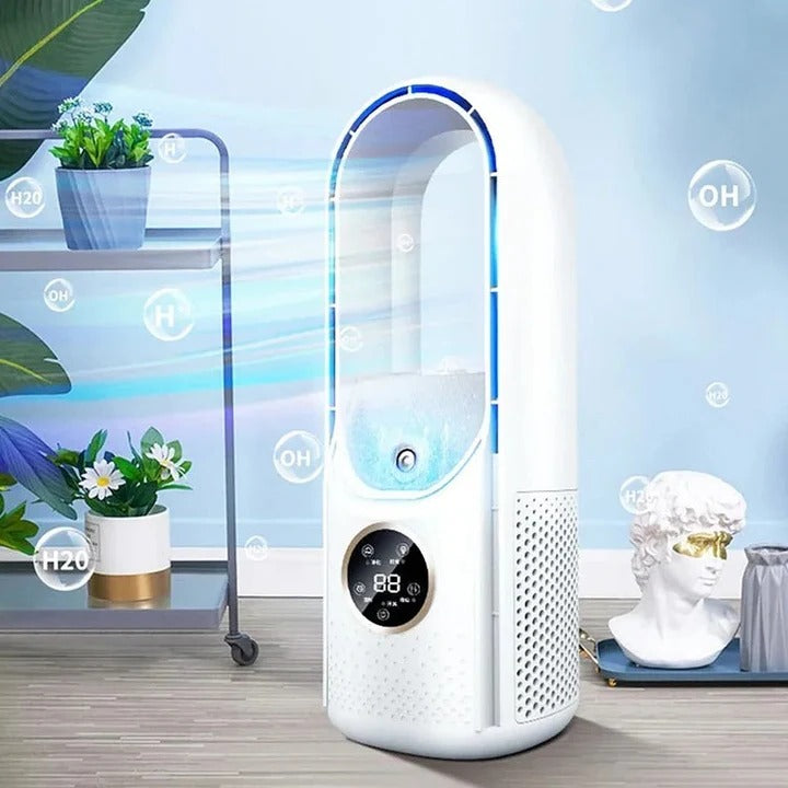 Blade-Free Quiet Portable Cooler for Efficient Airflow