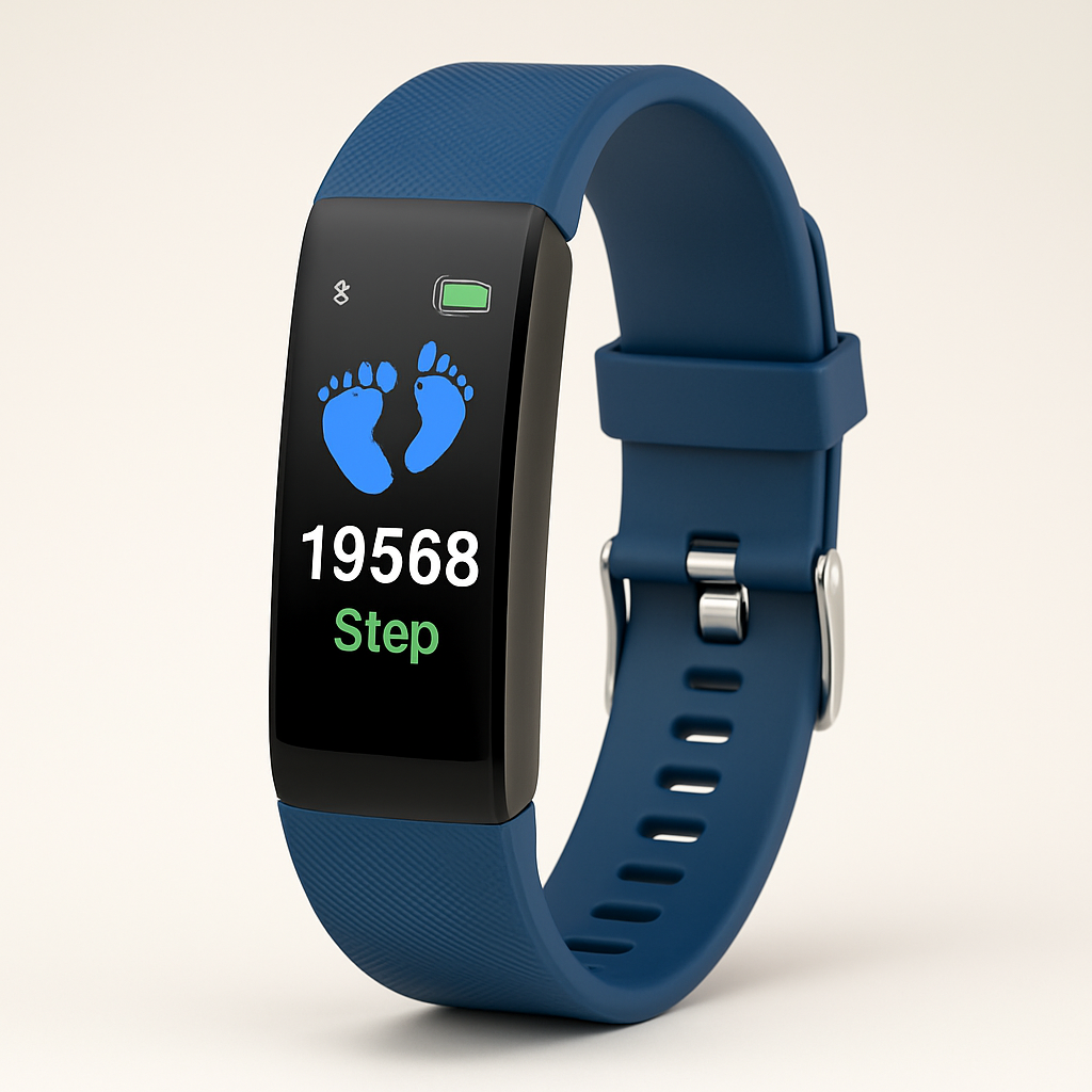Senior-Friendly Smartwatch with Health and Fitness Monitoring