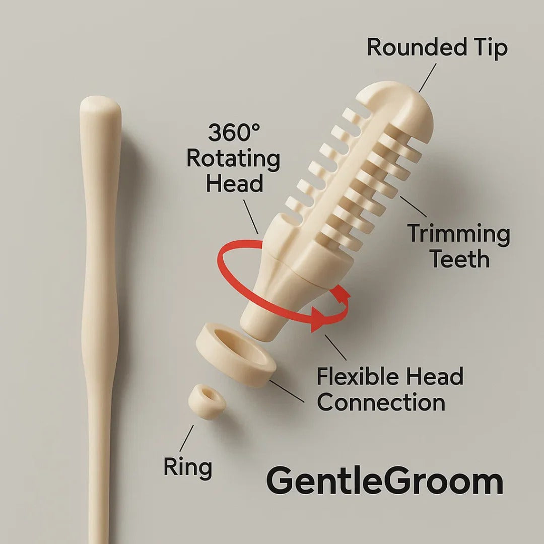 Compact 360° Rotating Nose Hair Trimmer for Precise Men’s and Women’s Grooming