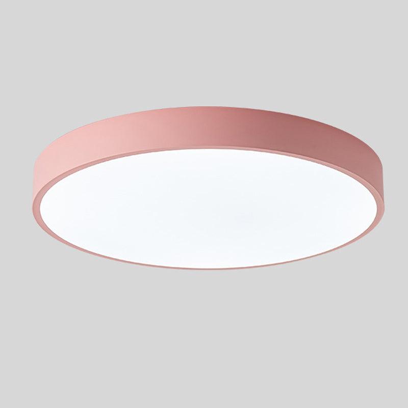 Scandinavian Round LED Ceiling Light | Soft Glow, Minimalist Style for Any Room