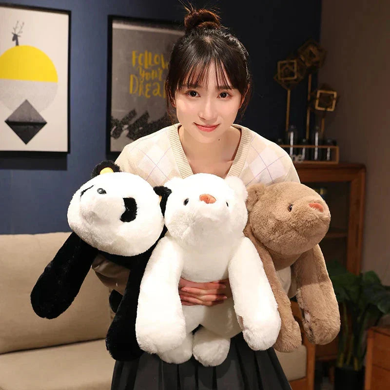 Giant Plush Bear Collection: Panda, Polar, and Brown Bear Cuddly Toys