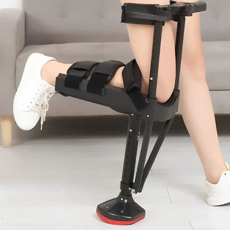 Hands-Free Knee Support Crutch
