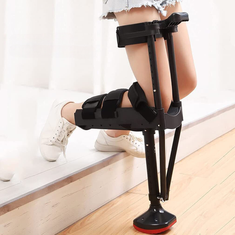 Hands-Free Knee Support Crutch