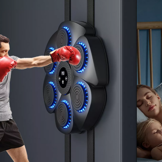 Music Boxing Pad with Interactive Targeting and Rhythm Guidance