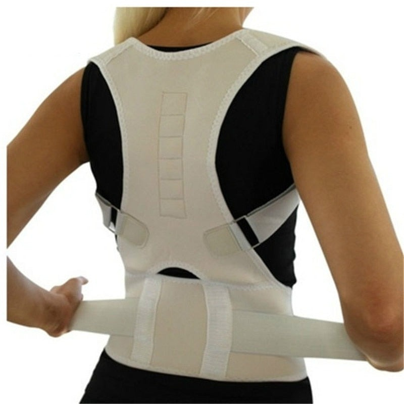 Magnetic Posture Corrector Brace - Unisex Adjustable Strap