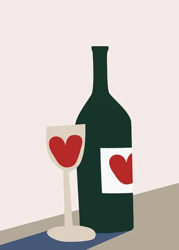 Livio Wine Glass Canvas Print