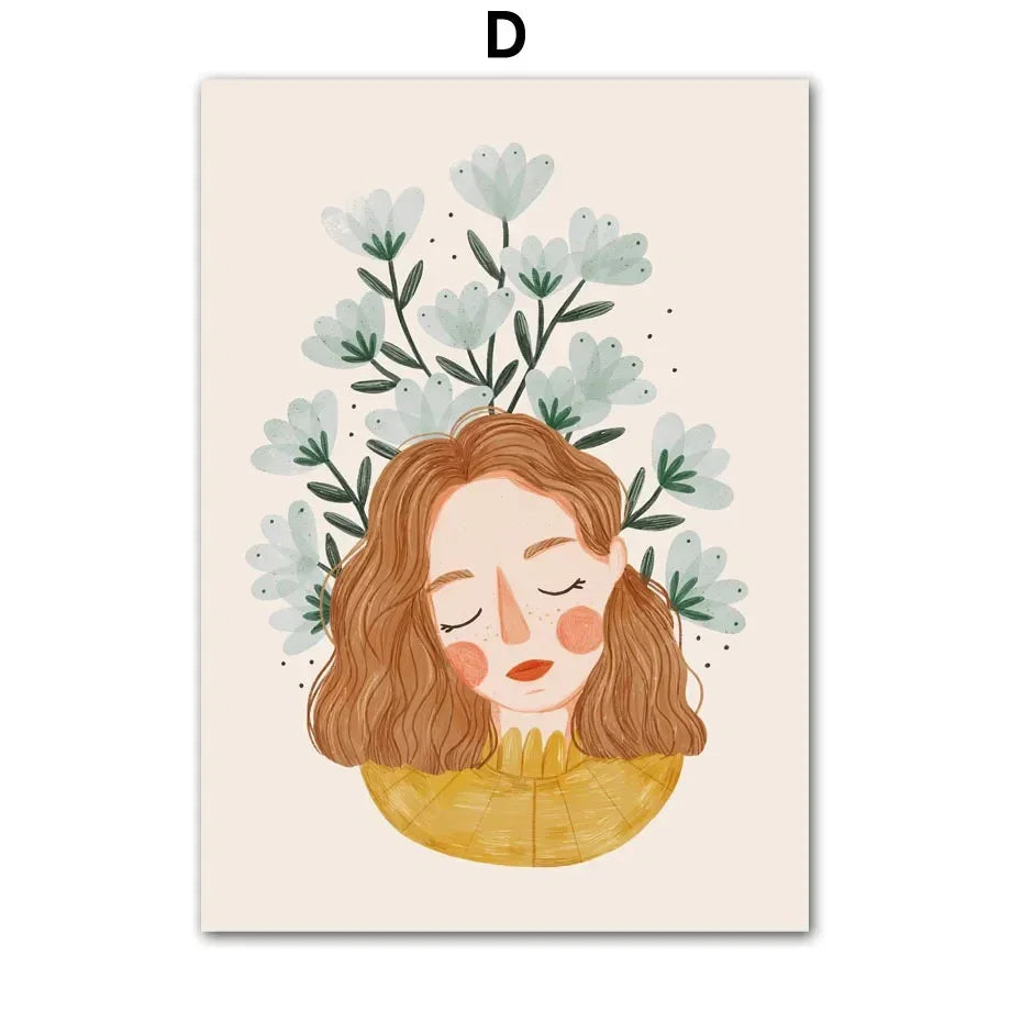 Rosio Fashion Girl Canvas Print