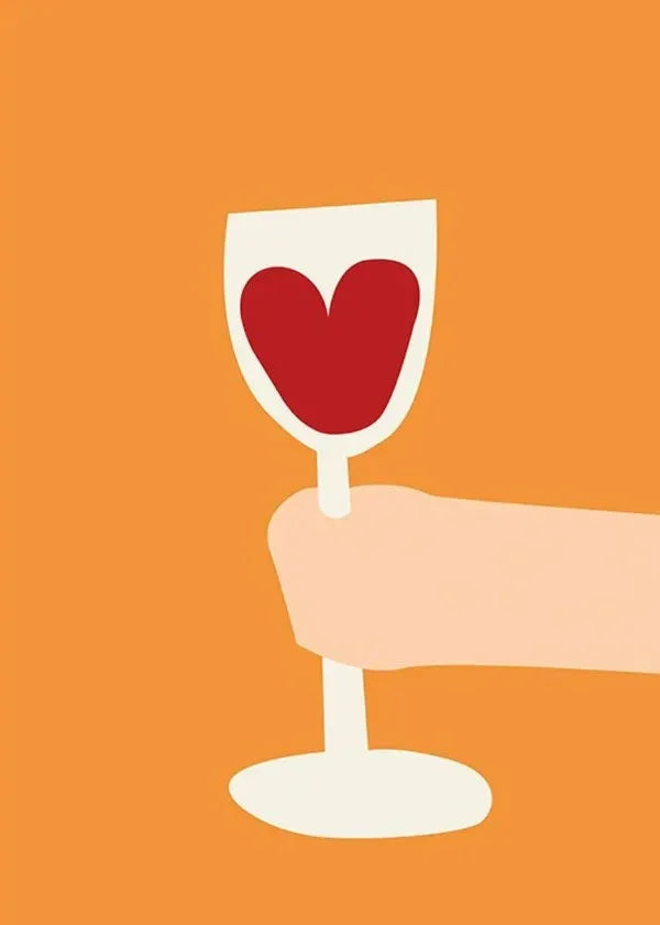 Livio Wine Glass Canvas Print