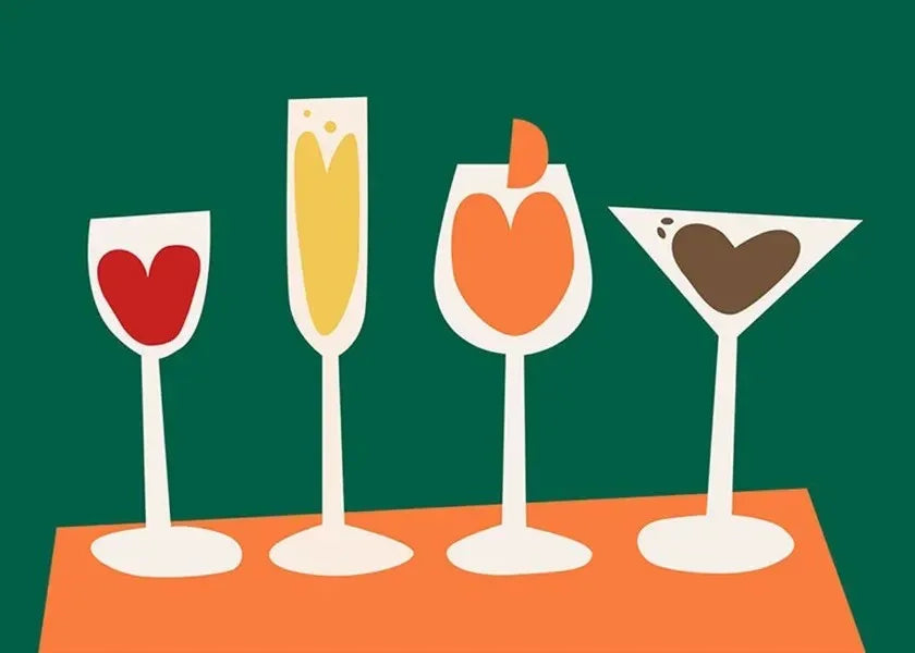 Livio Wine Glass Canvas Print