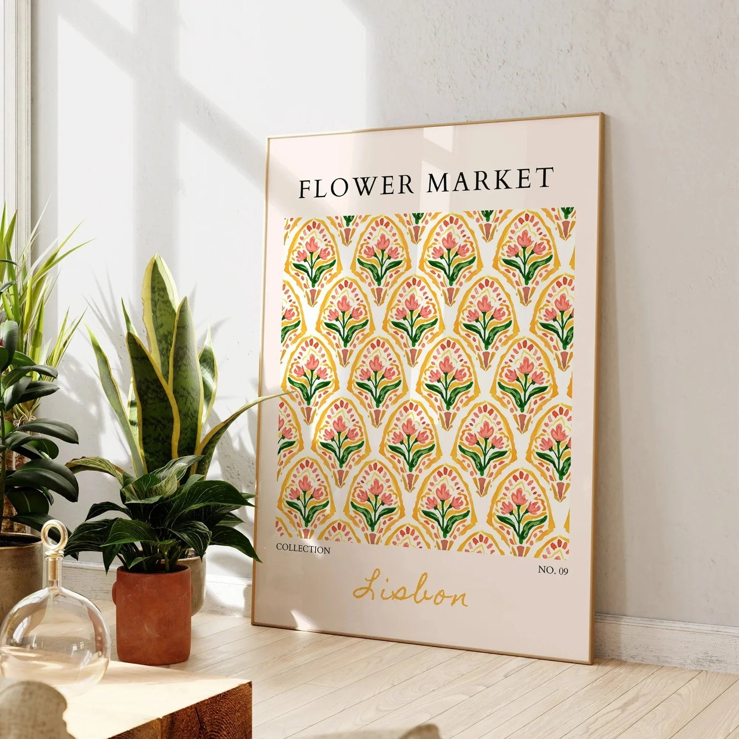 Toren Lisbon Market Canvas Poster