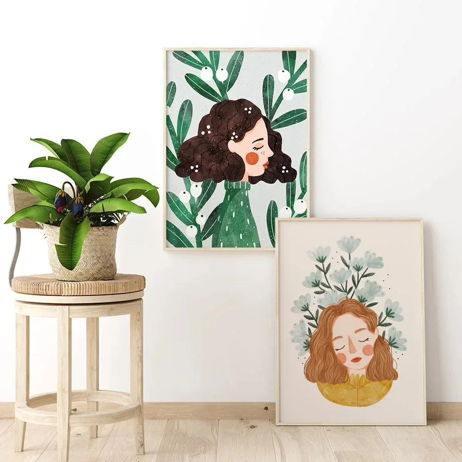 Rosio Fashion Girl Canvas Print