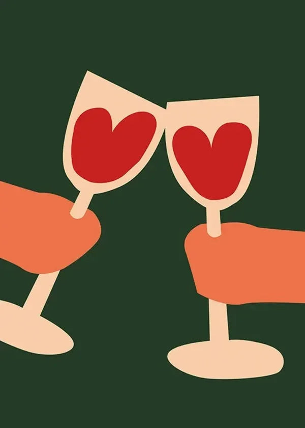 Livio Wine Glass Canvas Print