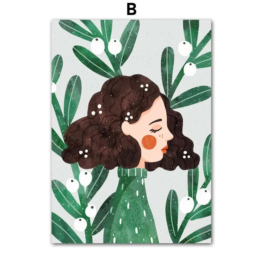 Rosio Fashion Girl Canvas Print