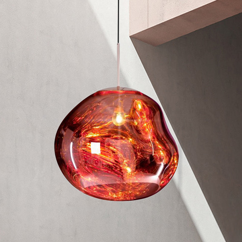 Contemporary Glass Ceiling Fixture - LunaLux Design