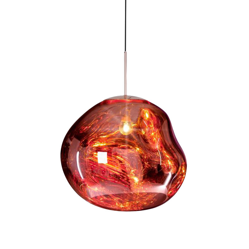 Contemporary Glass Ceiling Fixture - LunaLux Design